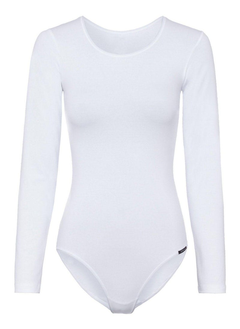 La Senza Skiny Bodysuit Long Sleeved White  - Image 4