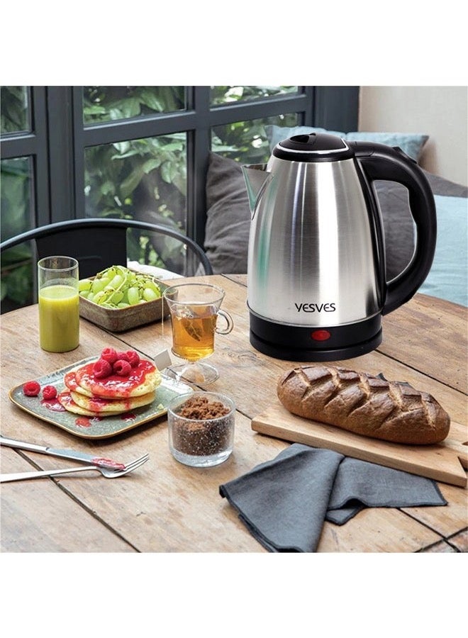 YESVES BEX200L Electric Kettle Stainless steel - 1500W, 220-240V - Image 2