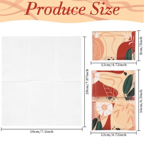 Rainflow 22 Packs Travel Tissue Packs - Pocket Tissues Travel Size 8 Count 3-ply Paper Pocket for Travelling, Wedding, Party Favors,Car, Handbags, Pockets - Image 2