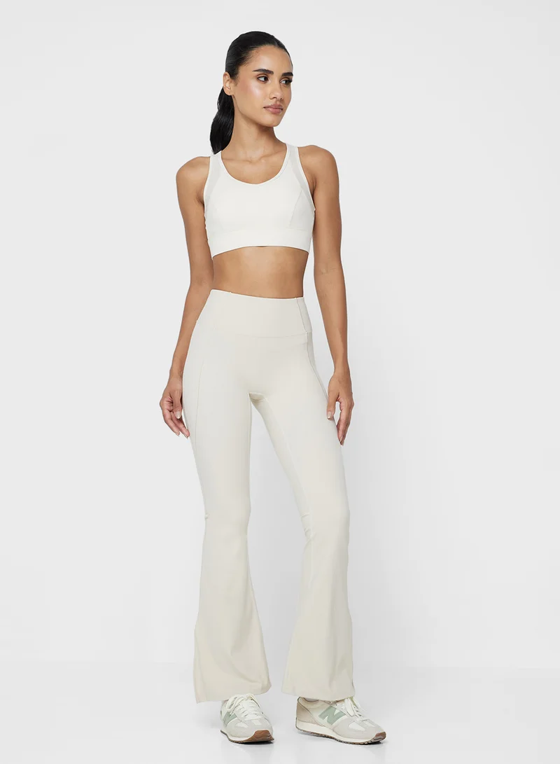 FRWD Mesh Panel Sports Bra with Back Clasp