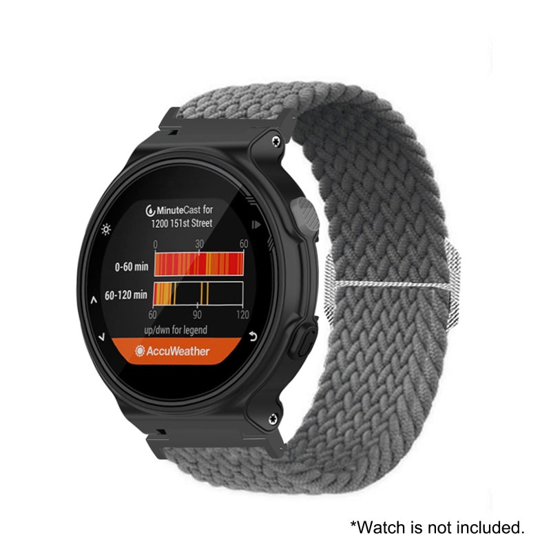 Smartwatch Adjustable Strap Vibrant Colors - Durable Material Personalized Look Smartwatch for Grey Style - Image 4