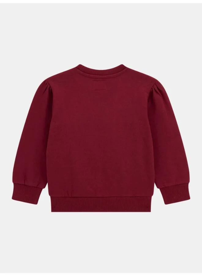 جس سويت شيرت أطفال بياقة مستديرة بطبعة جرافيك