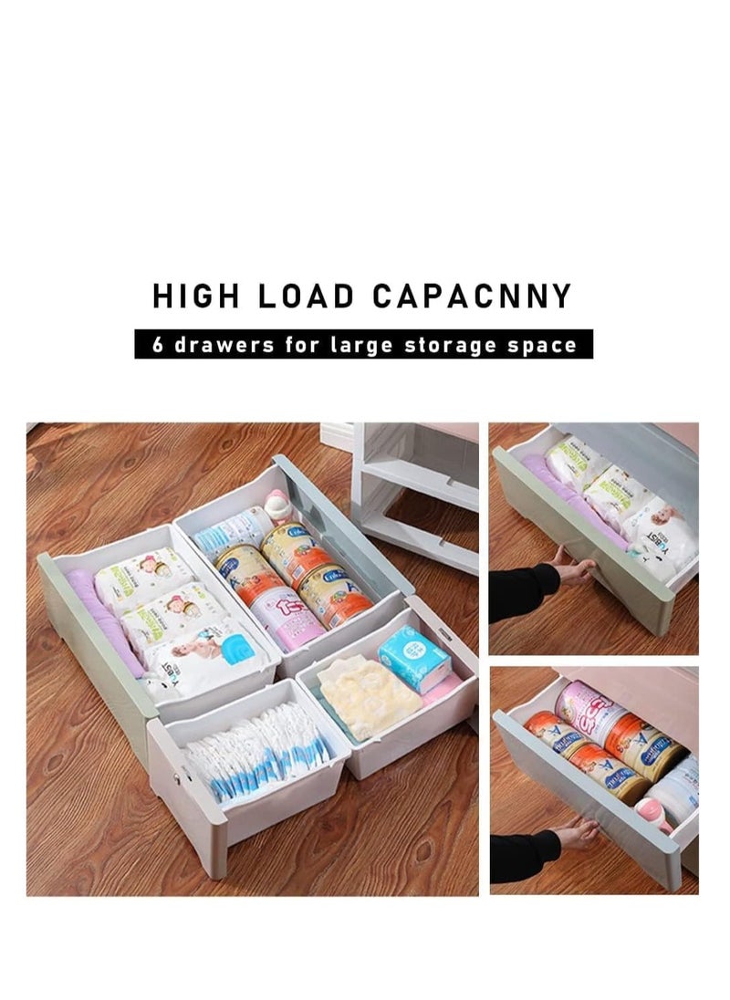 Plastic Cabinet 5 Drawers Storage Dresser Small Closet Drawers Organizer Unit For Clothes Toys Bedroom Playroom - pzsku/Z8BF4EB1A4C05481D92FEZ/45/_/1726147105/d94e0a8e-5dd5-49f8-b5cd-40a0b4a047d8