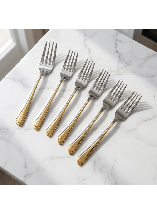 LAVIN 38 pieces of Cutlery Set with holding stand / Stainless Steel with Gold Plated - Image 4