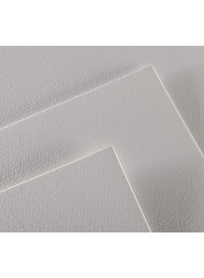 CANSON Montval 12 Sheet Watercolour Paper Fine Grain 18 x 25 cm 300 g/m² White - Image 3