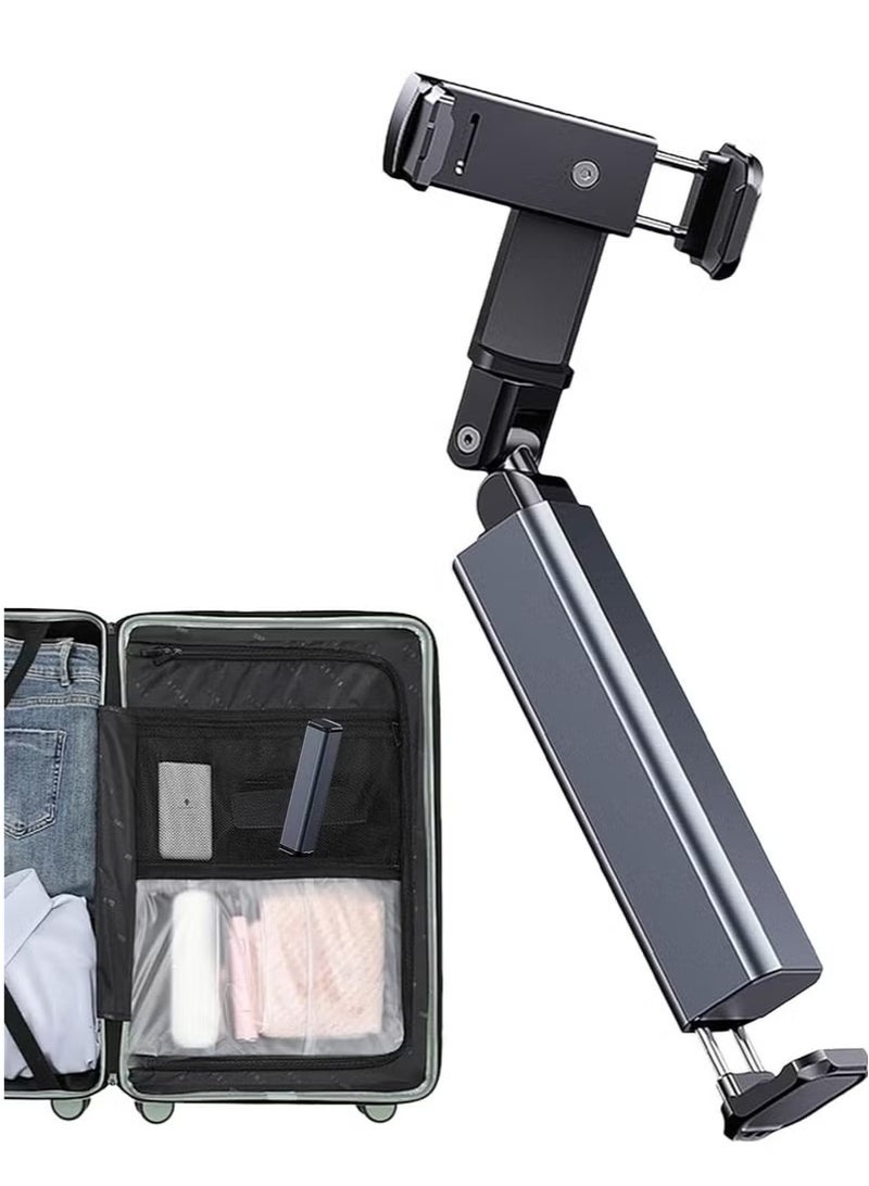 vesus Airplane Phone Mount – 360° Rotatable, Foldable Pocket-Sized Travel Stand for Airplane Seat Back, Tray Table, Car Back Seat & Trunk – Universal Compatibility for iPhone, Samsung & More - Image 1