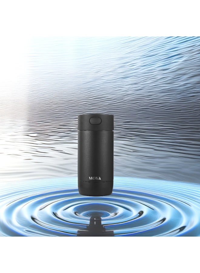 Moya "Ripple" 240ml Travel Coffee Mug Black - Image 2