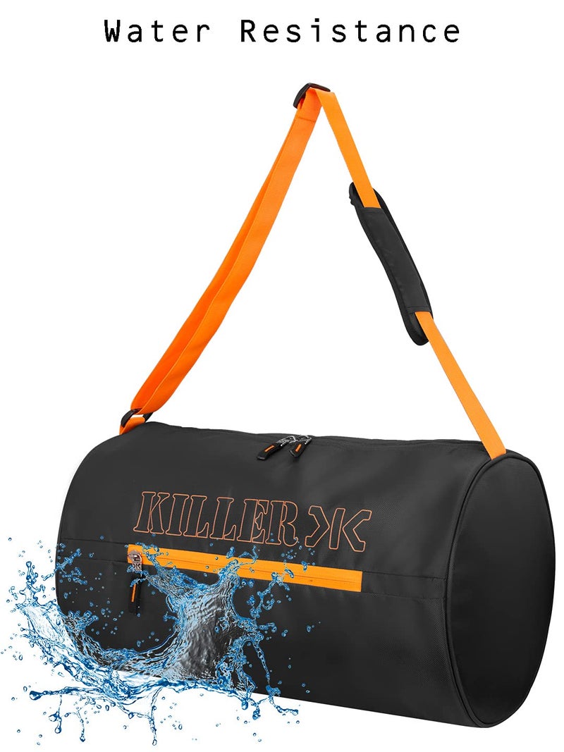 Killer Activerge 35-Litre Water Resistance Polyester Gym Bag (Grey) - Image 3