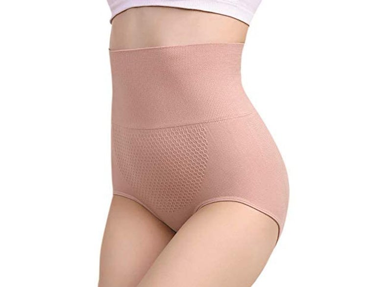 GITGRNTH Women's High-Waisted Tummy Control Shapewear Shorts - Tummy Tucker Women Seamless Body Shaper with Firm Waist Cinching and Slimming Support (1, Short Pink) - Image 1