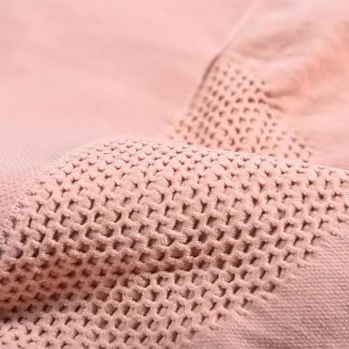 GITGRNTH Women's High-Waisted Tummy Control Shapewear Shorts - Tummy Tucker Women Seamless Body Shaper with Firm Waist Cinching and Slimming Support (1, Short Pink) - Image 4