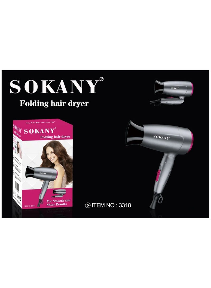 SOKANY Professional Hair Dryer SK-3318 - Image 4