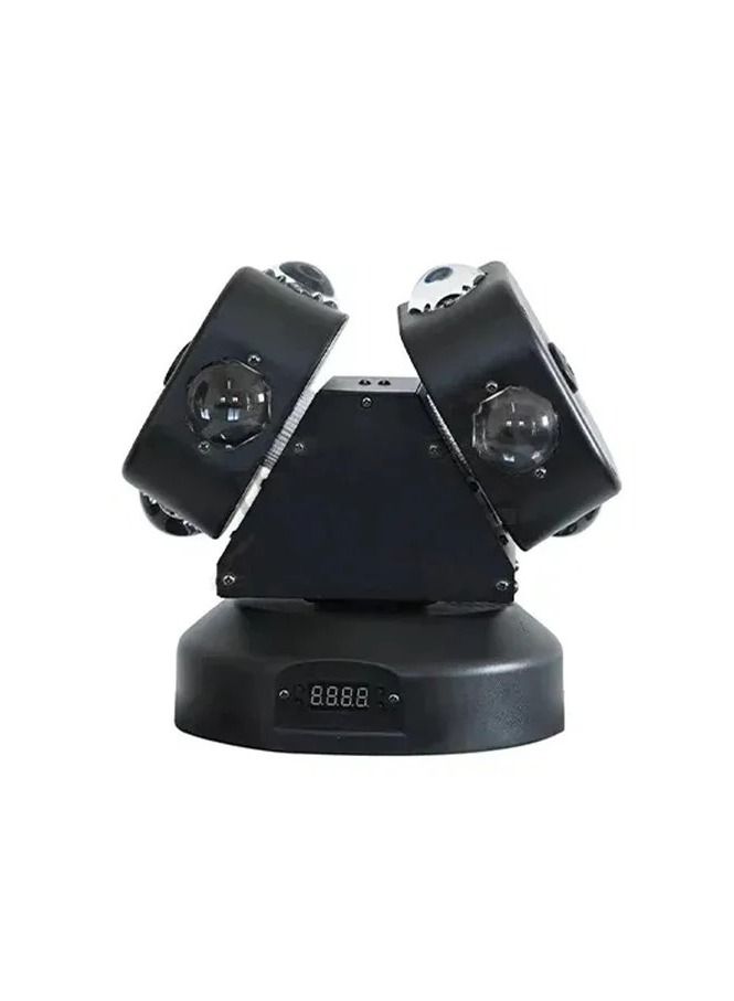 لايت ضوء المرحلة الحزب مع الليزر 2 الجانبين جولة ضوء LED متحرك 8 * 10W قوس قزح الضوء - Image 2