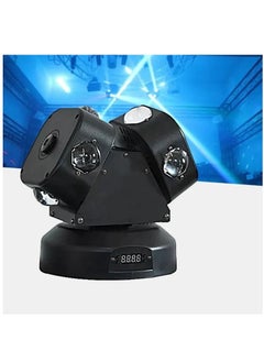 Light Party Stage Light With Laser 2 Sides Round Moving  LED Light 8*10W Rainbow Spotlight  - Image 1