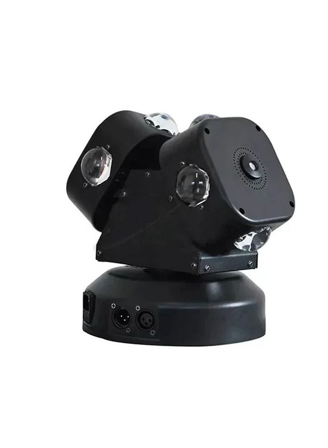 لايت ضوء المرحلة الحزب مع الليزر 2 الجانبين جولة ضوء LED متحرك 8 * 10W قوس قزح الضوء - Image 3