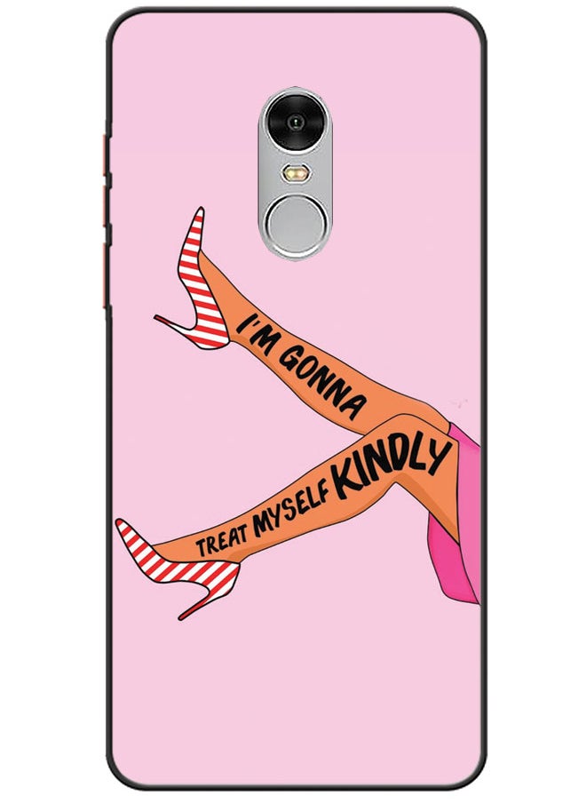 EYE CATCH - Protective Case Cover For Xiaomi Redmi Note 4 I'M Gonna Treat My Self Kindly - Image 1