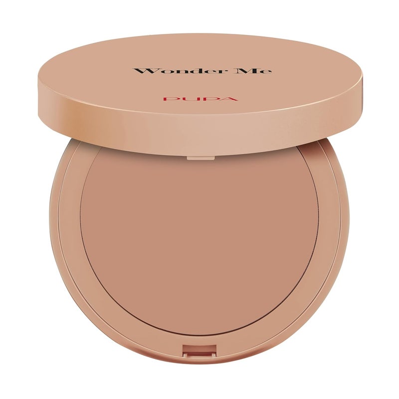 Pupa Milano Wonder Me Bronzer  Matte Bronzer Powder Reduces Pores and Imperfections  Sweat Resistant  Talc Free  001 Light Neutral  0264 oz