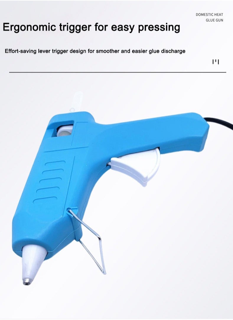 Right 40w Hot Melt Glue Gun with 3mm Nozzle and 1.2m Power Cord - Heavy Duty Aluminum Alloy, Overheat Protection, Compatible with 11mm Glue Sticks, Suitable for Crafts, DIY, Making Toys, Models, Woodwork, Metalwork, Jewelry Making, Cardstock, Repairs, Craft Projects, Etc.  - Image 4