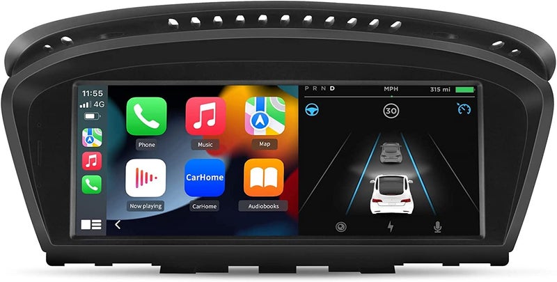 litillbuly Android 13 Car Radio for BMW 3/5 Series E60 E61 E63 E64 E90 E91 E92 CCC (2004-2008),4+64GB Stereo CarPlay Android Auto Multimedia Player GPS Navigator iDrive System Retained Supports 4G WiFi - Image 1
