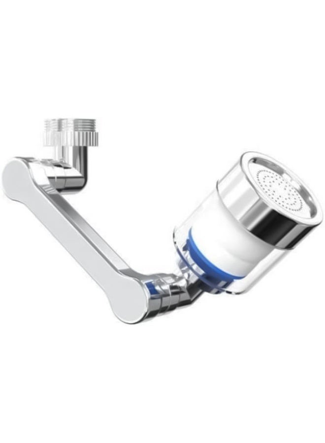1080 Degree Swivel Faucet Extender, Large Angle Swivel Faucet Spray Filter with 2 Water Output Modes - for Bathroom Sink 1 Pack (Chrome 1080) - Image 5