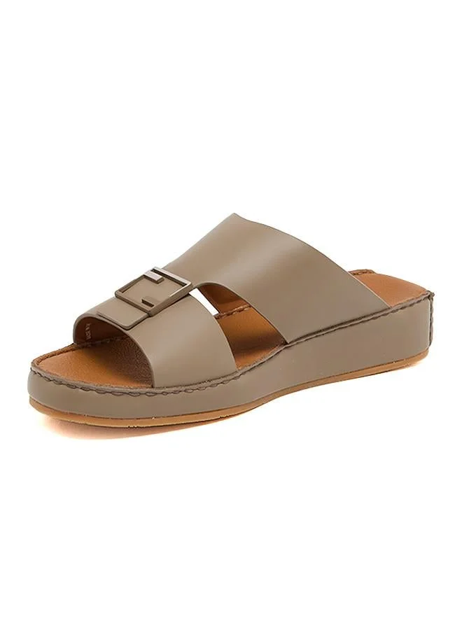 ستيف مادن Sarb03 Stone Grey Men'S Arabic Comfort Sandals
