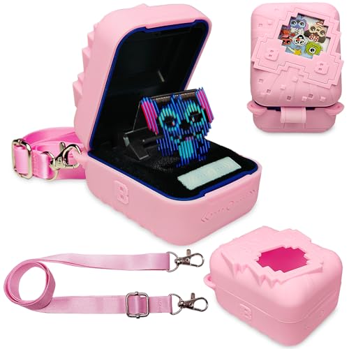 JCHPINE Silicone Cover Case for Bitzee Disney Interactive Digital Pet and Case Protective Skin Sleeve for Bitzee Disney Virtual Electronic Pets Pink - Image 1
