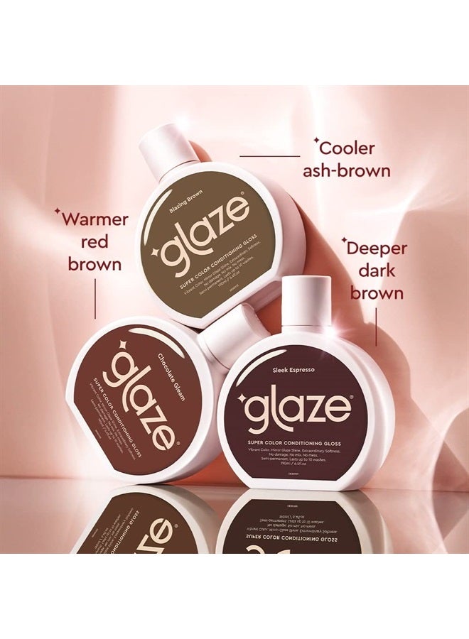 Glaze Super Color Conditioning Gloss Honey Blonde 6.4flo.oz (2-3 Hair Treatments) Award Winning Hair Gloss Treatment & Semi Permanent Hair Dye. No Mix Hair Mask Colorant with Results in 10 Minutes - Image 4