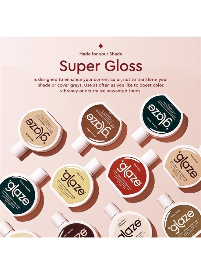 Glaze Super Color Conditioning Gloss Honey Blonde 6.4flo.oz (2-3 Hair Treatments) Award Winning Hair Gloss Treatment & Semi Permanent Hair Dye. No Mix Hair Mask Colorant with Results in 10 Minutes - Image 5