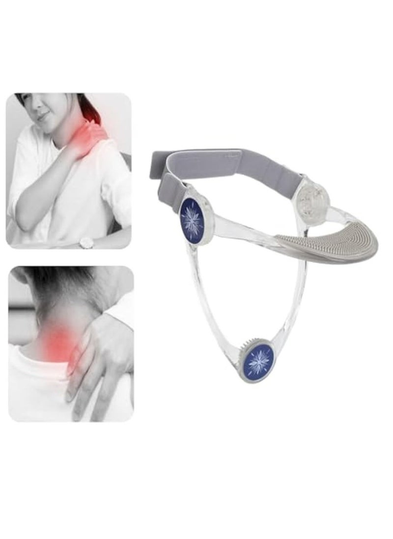 Generic Neck Brace Cervical Collar Hook And Loop Adjustable Neck Support for Adults Transparent  - Image 1