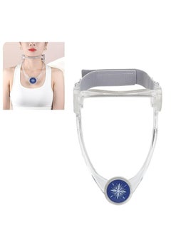 Generic Neck Brace Cervical Collar Hook And Loop Adjustable Neck Support for Adults Transparent  - Image 3