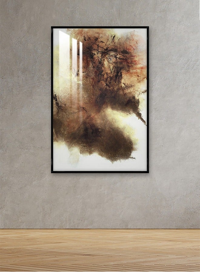 Marktna Decorative Wall Art Painting 120X80Cm With An Abstract Design Silver Frame And A Transparent Acrylic Layer 0.5Kg  - Image 1