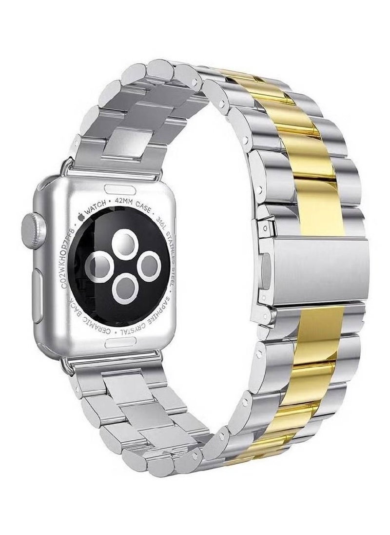 Stainless Steel Strap Metal Bracelet for Apple Watch Series 6/5/4/3/2/SE - 44/42 mm