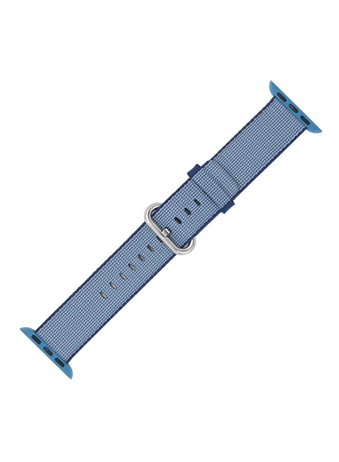 ترامكس رباط بديل لساعة أبل سلسلة 1/2/3 38 مم أزرق - Image 1