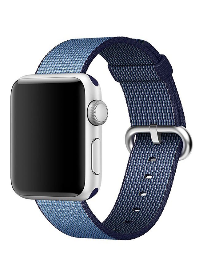 ترامكس رباط بديل لساعة أبل سلسلة 1/2/3 38 مم أزرق - Image 5