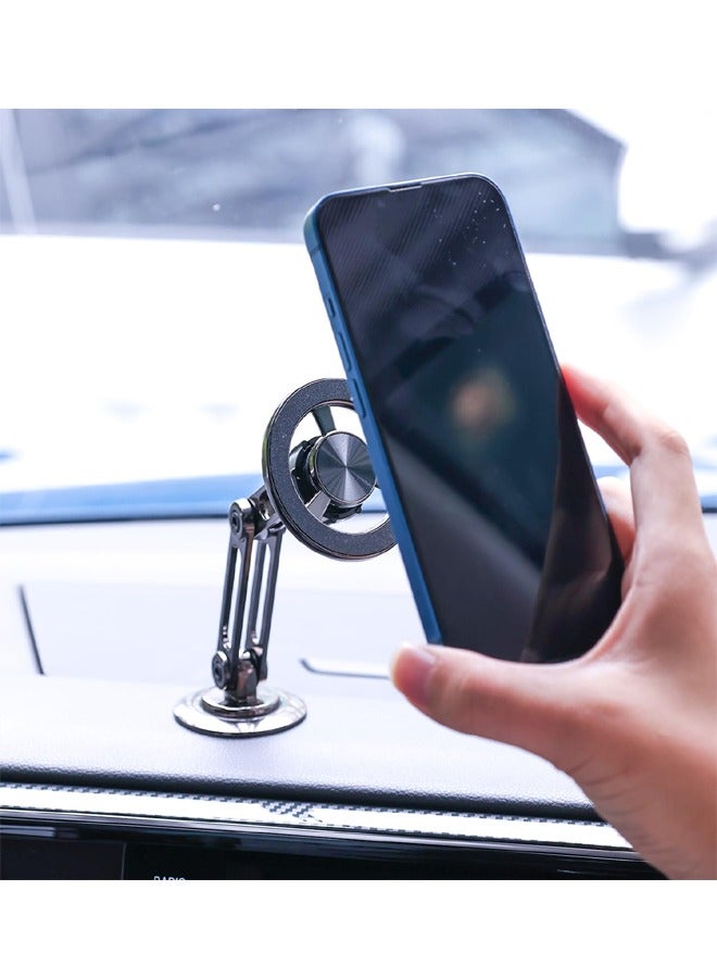 Foldable Magnetic Phone Holder with 1080° Adjustable Rotation - Image 2
