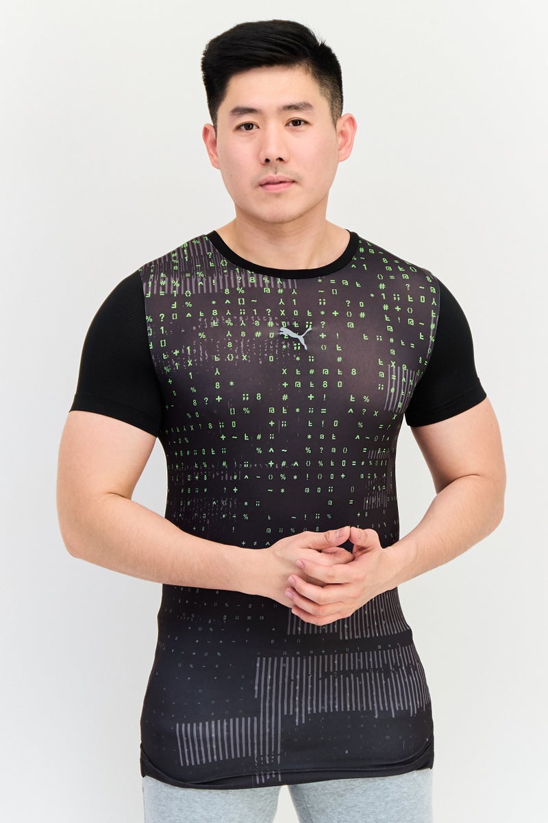 PUMA تي شيرت تدريب رياضي للرجال من بومّا x One8 بشعار العلامة التجارية، متعدد الألوان - Image 1