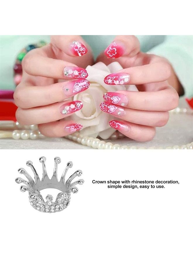Betued Manicure Storage Box, 3 Types Crown Design Nail Art Brush Holder Set Pen Displayer Stand Tools Brush Holders(2) - Image 4
