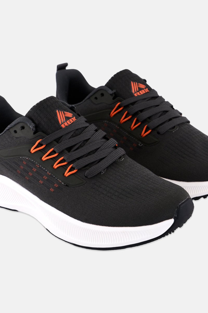 RBX Men Mesh Lightweight Lace Up Running Shoes, Dark Grey  - Image 2
