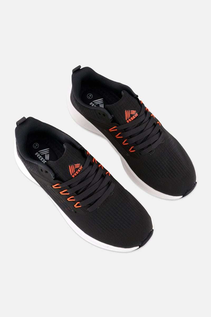 RBX Men Mesh Lightweight Lace Up Running Shoes, Dark Grey  - Image 4