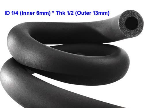 Marshland Marshland AC Tube 14 ID X 12 THK THK Insulation Tube Nitrile Tube Heat and Cold Insulation Tube Air Conditioner Tube Rubber Tube Foam Insulated Tube 6 Feet Length 06MM Inner Diameter 13MM THK  - Image 3