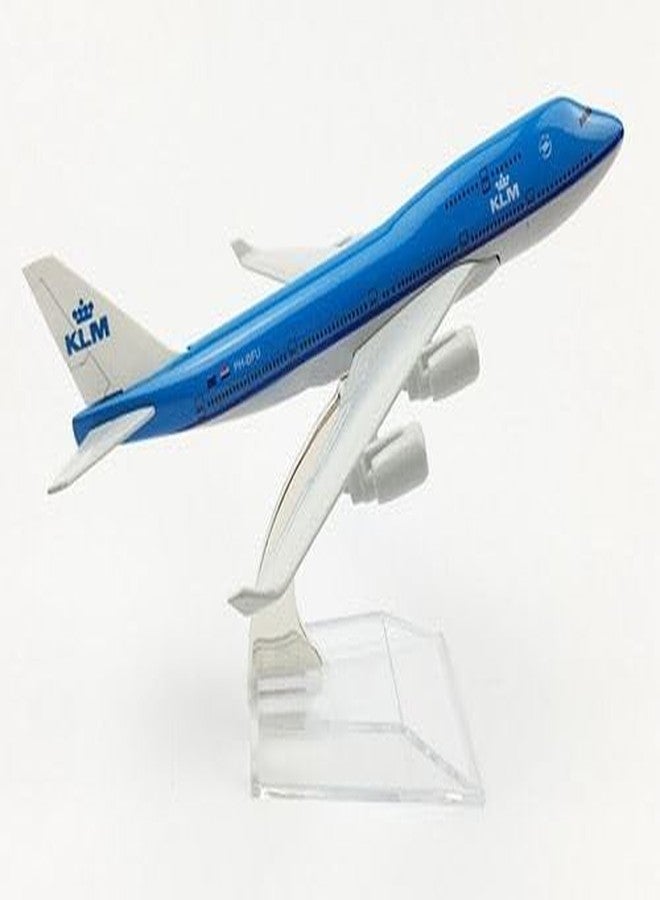 Aparonz Diecast Aeroplane Scale Model only for Display, Size -16 cm-A320 (KLM) - Image 1