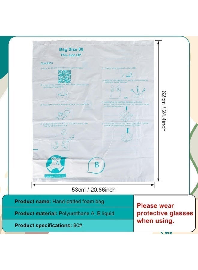 Expanding Foam Packaging, 21x24 Inch, 4-Pack, Self-Forming Cushioning for Electronics and PC Components, Shape-Conforming Shipping Protection, Instant Pack Quick Expanding Packaging Filler - Image 2