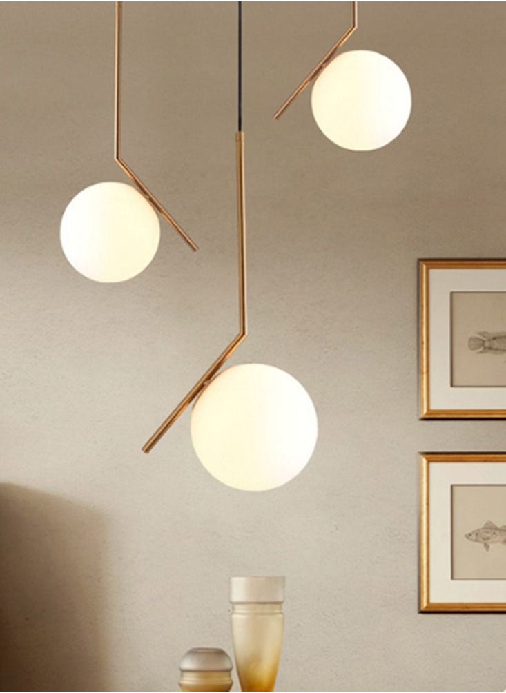 Sharpdo Nordic Modern Creative Spherical Chandelier Bedroom Living Room Decoration Hanging Light Home Decoration  - Image 3