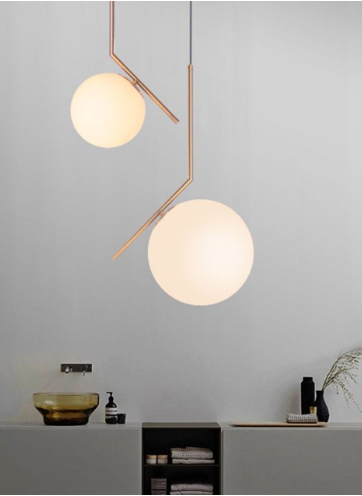 Sharpdo Nordic Modern Creative Spherical Chandelier Bedroom Living Room Decoration Hanging Light Home Decoration  - Image 4