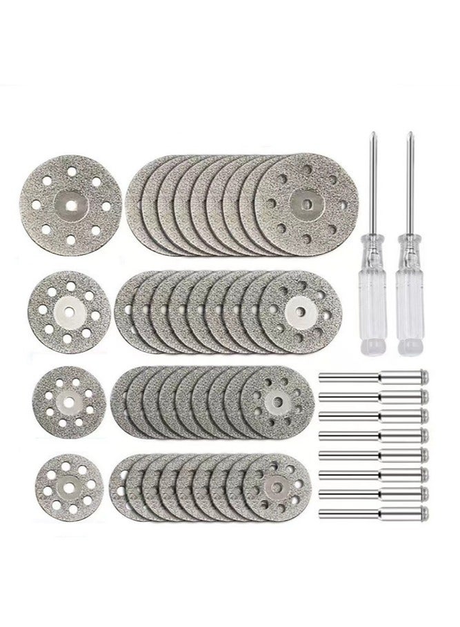 general The electric drill accessory kit with high-speed saw blades and round cutting discs is perfectly compatible with common electric drills - Image 1