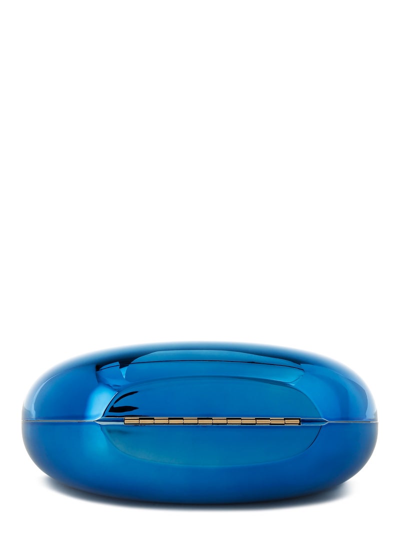 London Rag Acrylic Metallic Clutch Bag in Blue  - Image 4