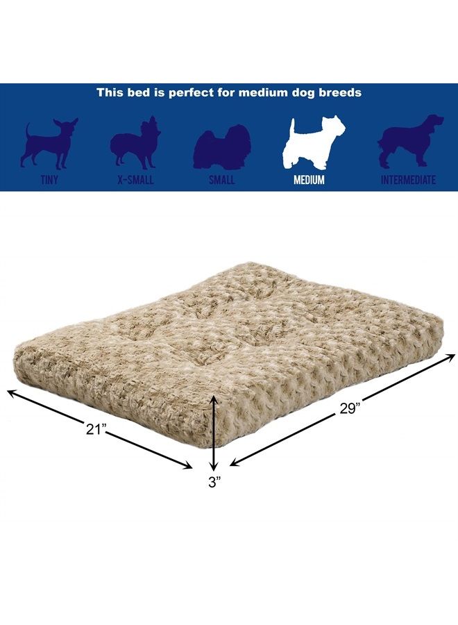 MidWest Homes for Pets Deluxe Dog Beds | Super Plush Dog & Cat Beds Ideal for Dog Crates | Machine Wash & Dryer Friendly, 1-Year Warranty
