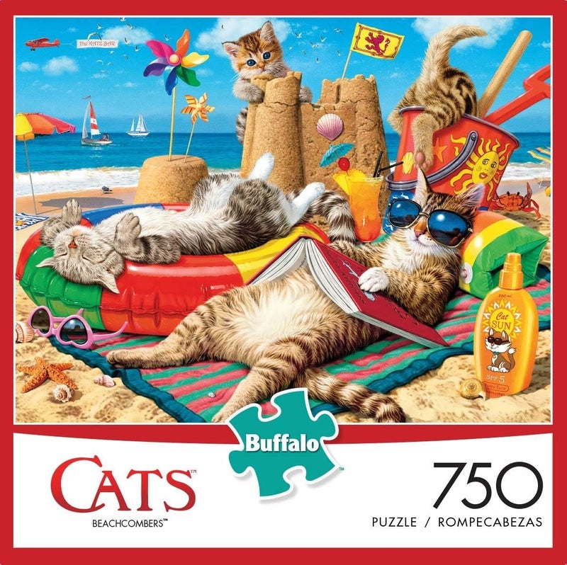 Buffalo Games - Steve Read - Beachcombers - 750 Piece Jigsaw Puzzle For Adults -Challenging Puzzle Perfect for Game Nights - Finished Size is 24.00 x 18.00 - Image 1