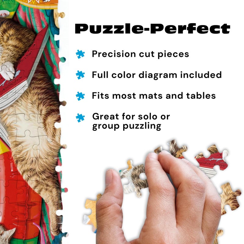 Buffalo Games Steve Read Beachcombers 750 Piece Jigsaw Puzzle - 24 x 18 in, Cats Collection - 750 Piece Puzzles for Adults - Recycled Board - Full Color Poster - Image 4