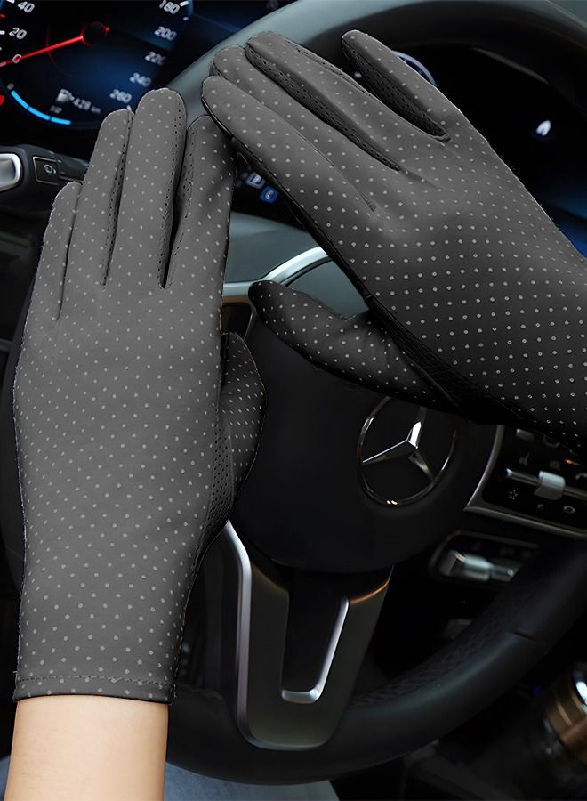NIBEMINENT Women Driving Gloves Summer UV Protection Touchscreen Non-Slip Sun Protective for Driving, Cycling, Fishing, Running, Hiking, Boating Outdoor Activities  - Image 4