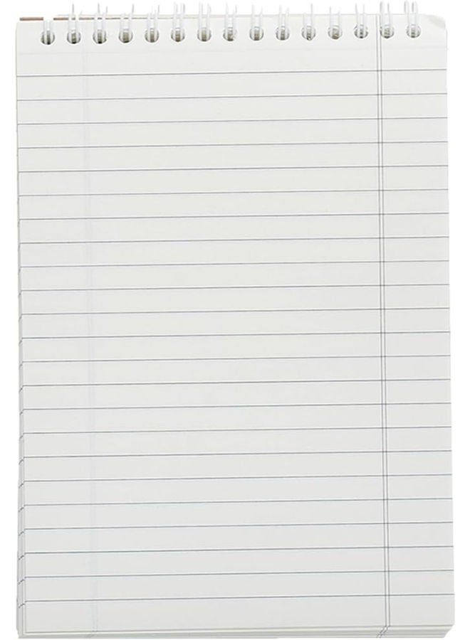 Yassin Ivory Block Note, 100 Sheets A5 Wire-Bound for Elegant Notes, Ivory - Image 3